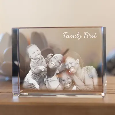 3D Crystal 150x100x19mm in a gift box