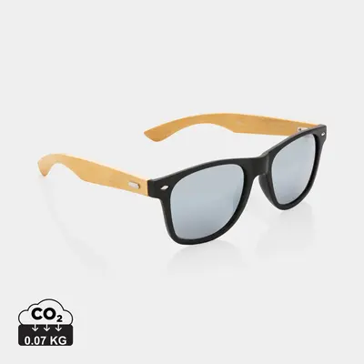 Bamboo and RCS recycled plastic sunglasses