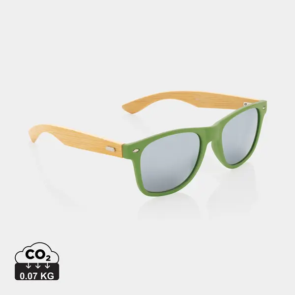 Bamboo and RCS recycled plastic sunglasses